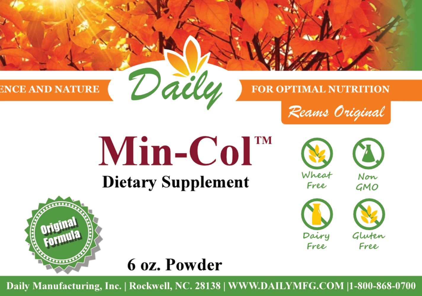Daily Manufacturing Min-Col Powder 1 oz