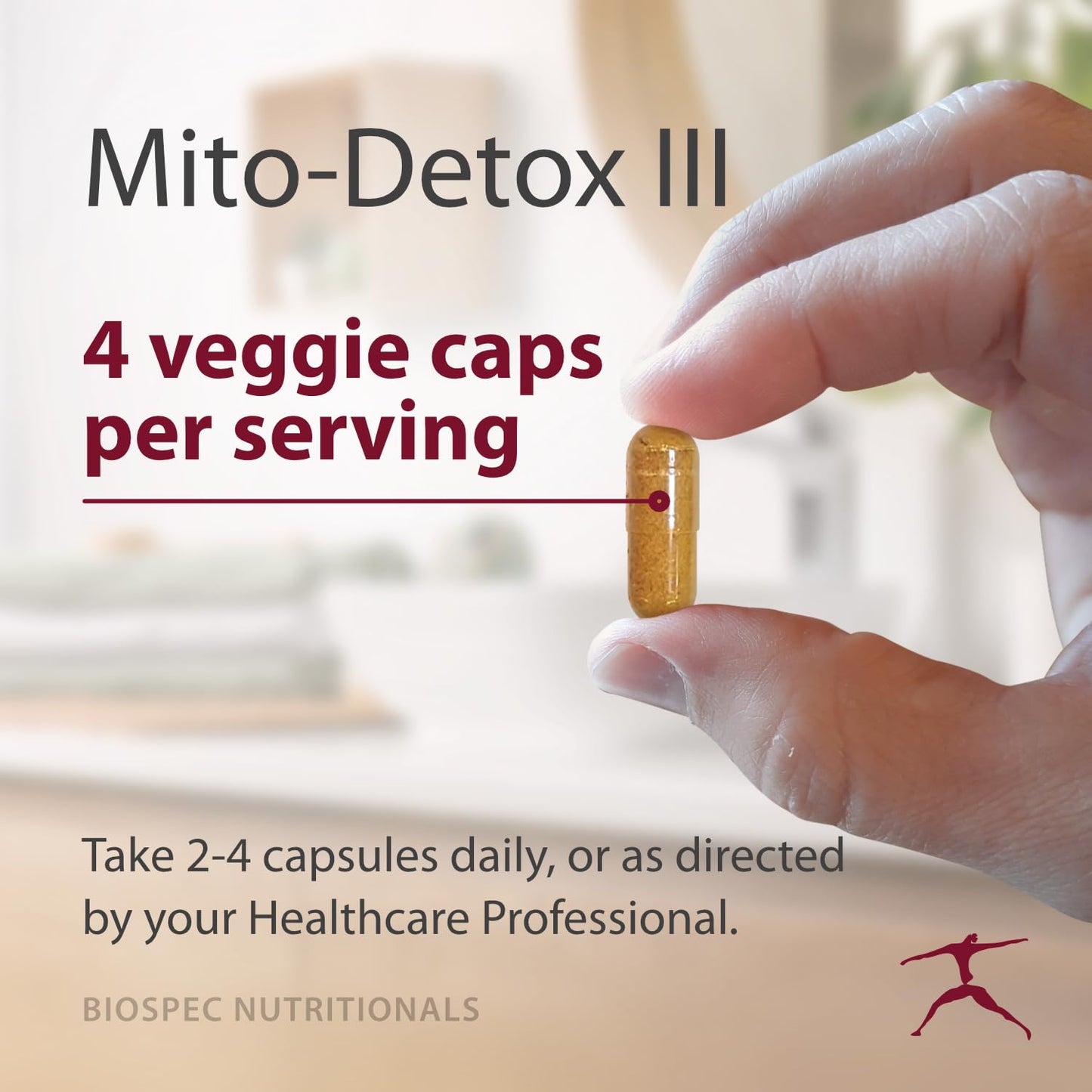 BIOSPEC NUTRITIONALS Mito-Detox III Capsules 120 Count