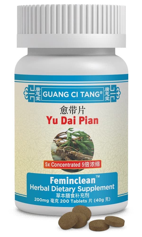 Guang Ci Tang Tablets & Teapills Yu Dai Pian Tablets, 400 Tablets