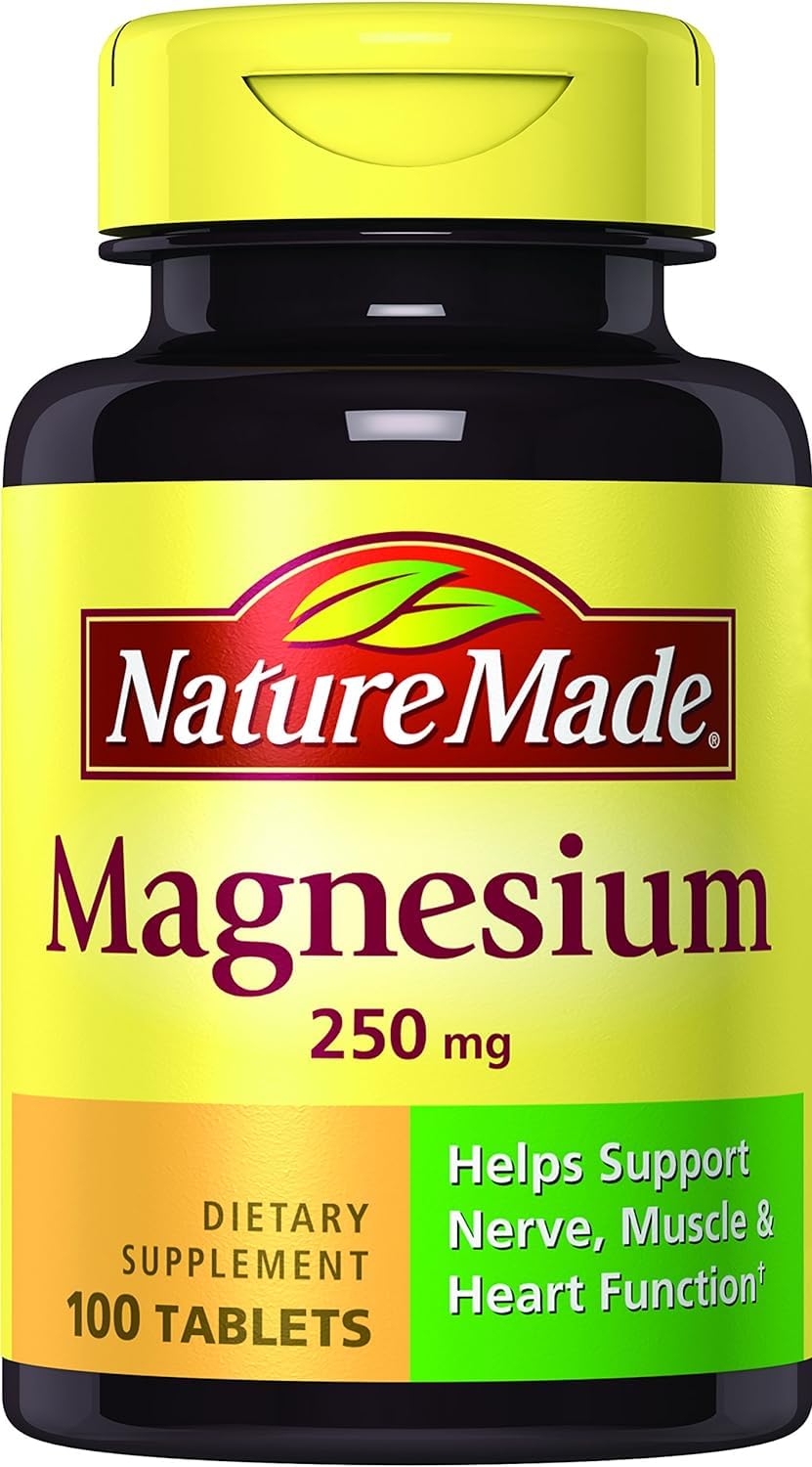 Nature Made Magnesium 250mg Tablets, 600 Count