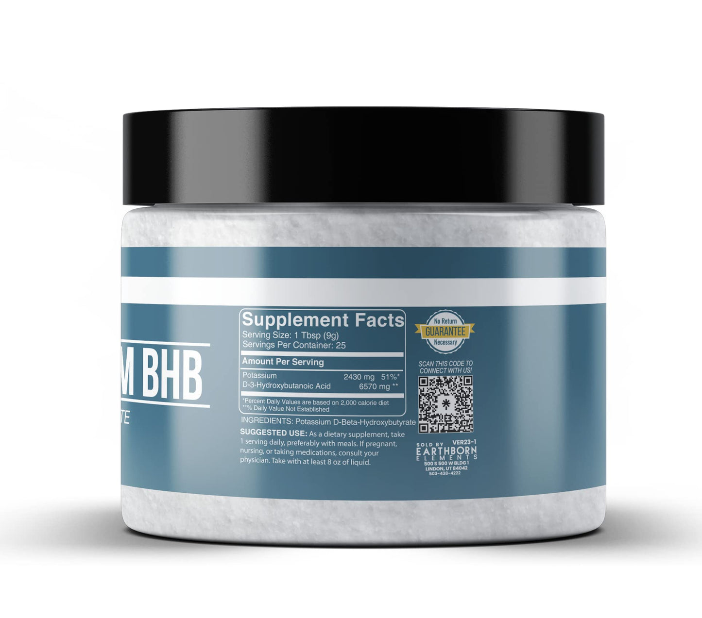 Earthborn Elements Potassium D-Beta-Hydroxybutyrate Powder 8 oz