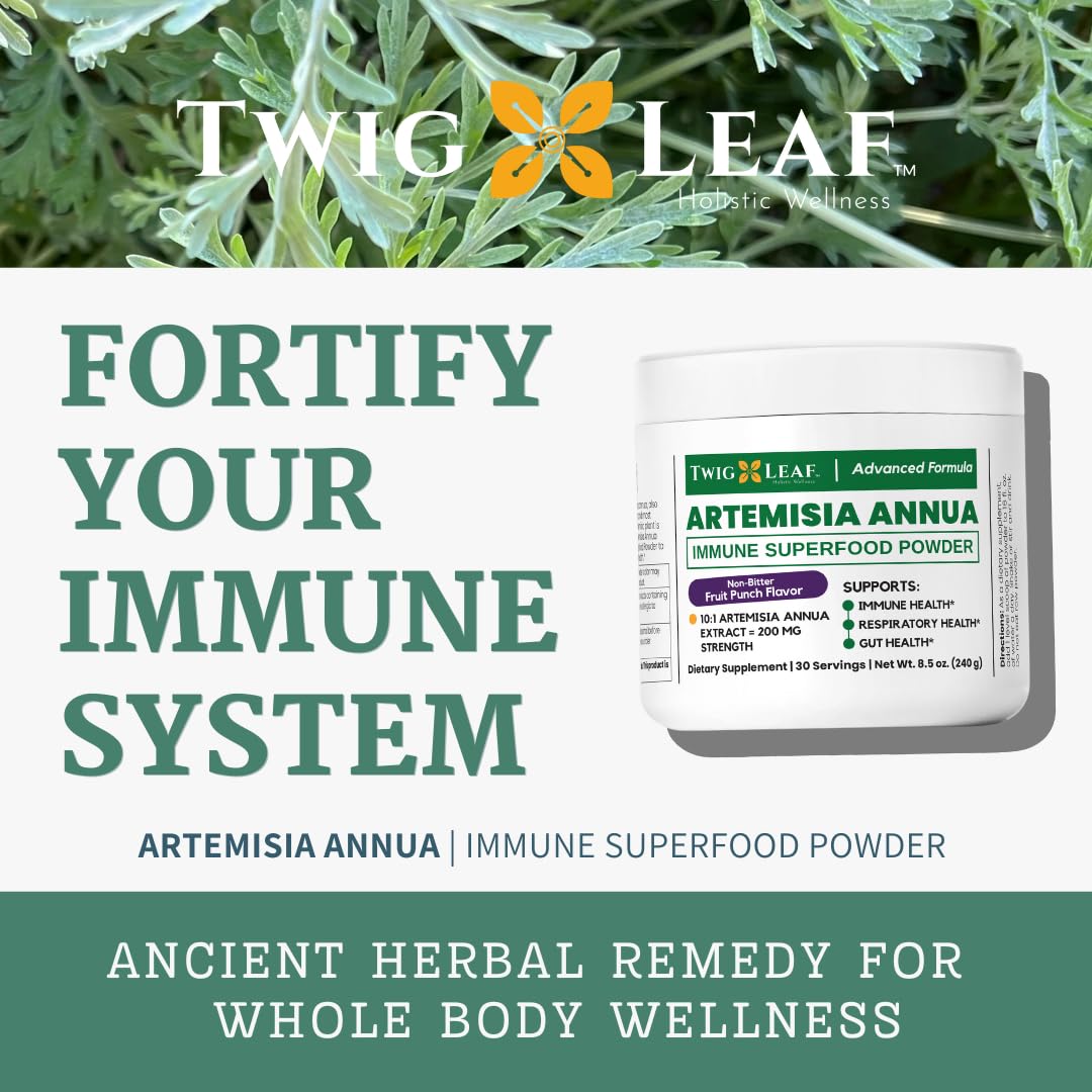 Twig & Leaf Artemisia Annua Sweet Wormwood Herbal Powder, 8.5 oz
