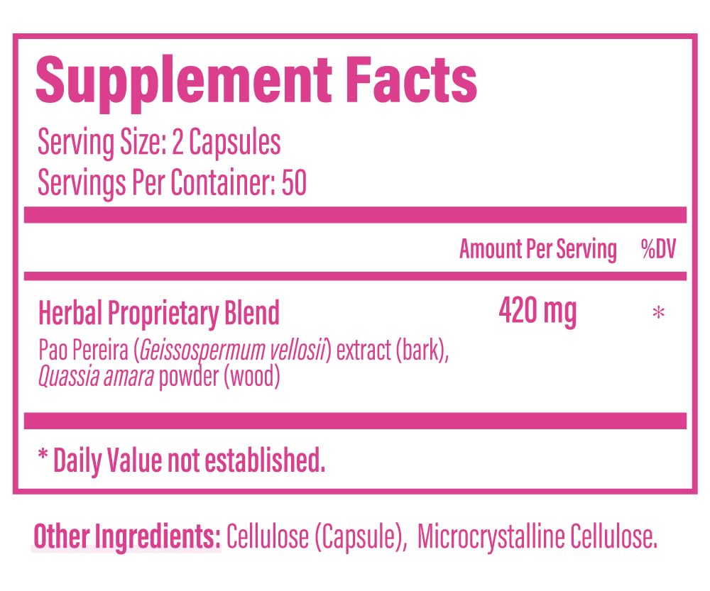 Beljanski Pao V FM Natural Cellular Defense Capsules 100