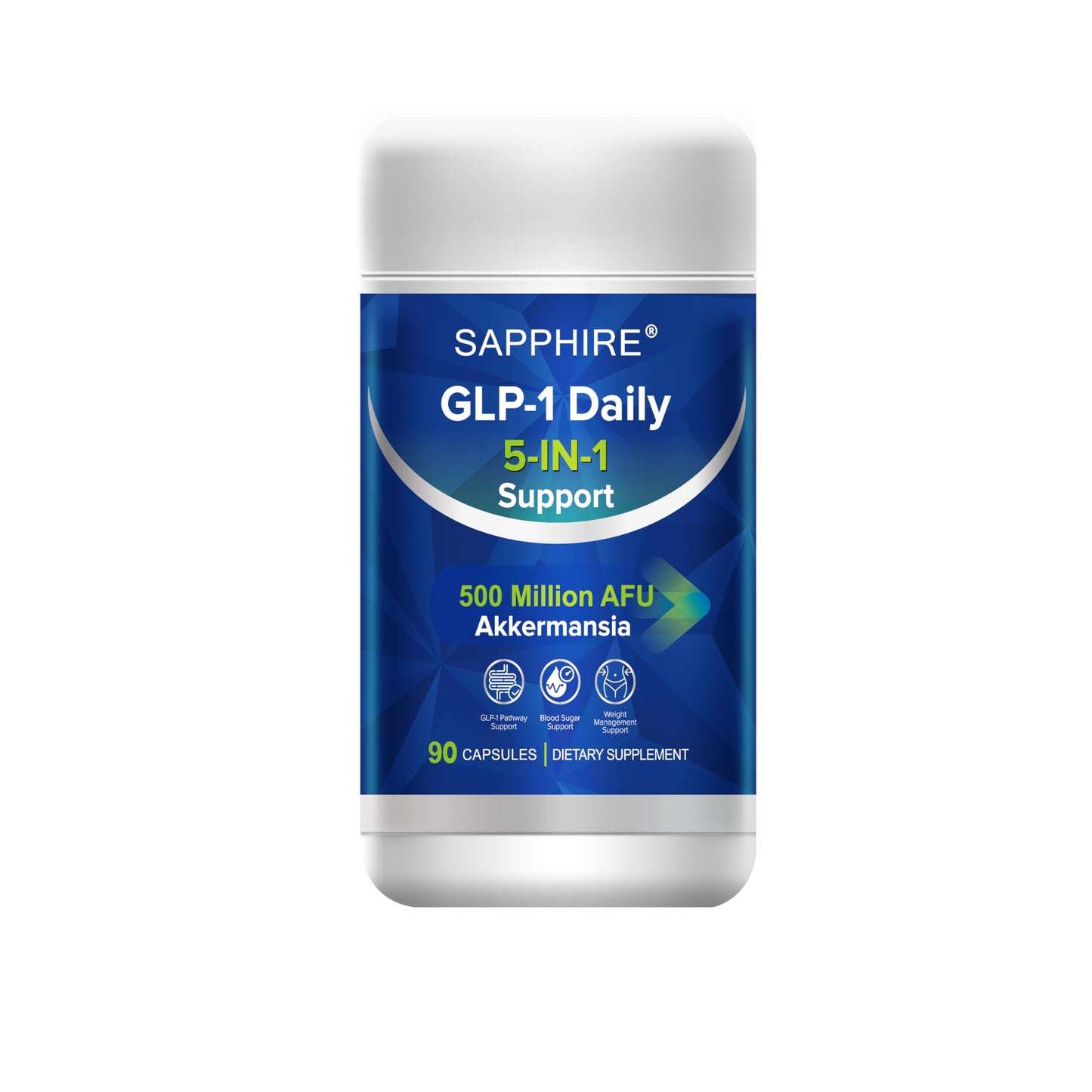 Sapphire GLP-1 Daily 5-in-1 Support Capsule, 90 Capsules
