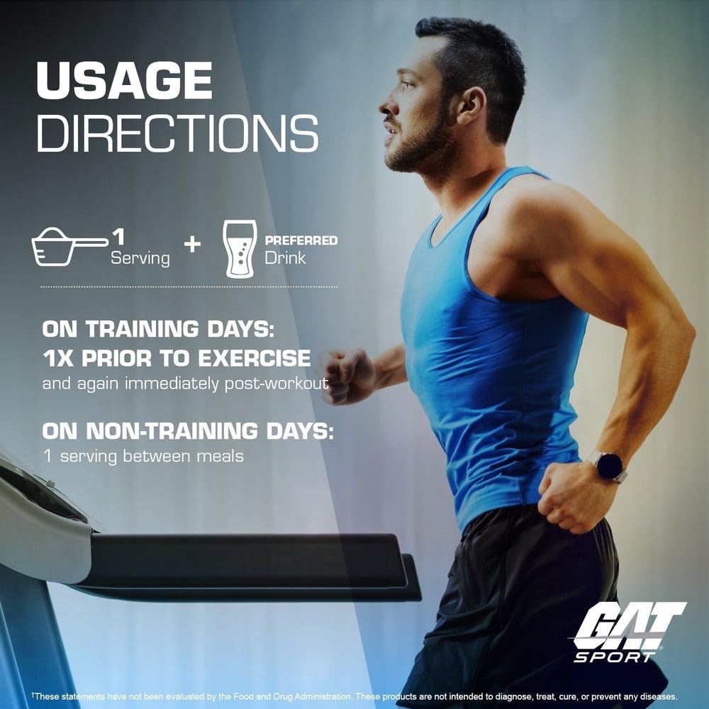 GAT SPORT Beta Alanine Supplement Powder 7.05 oz