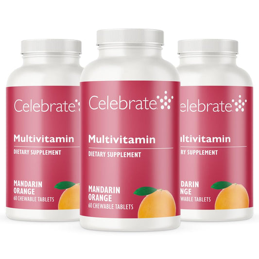 Celebrate Bariatric Supplements Bariatric Multivitamin Chewable Tablet, 180 Tablets