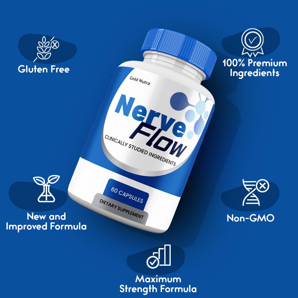 Gold Nutra Nerve Flow Capsule, 1 Count