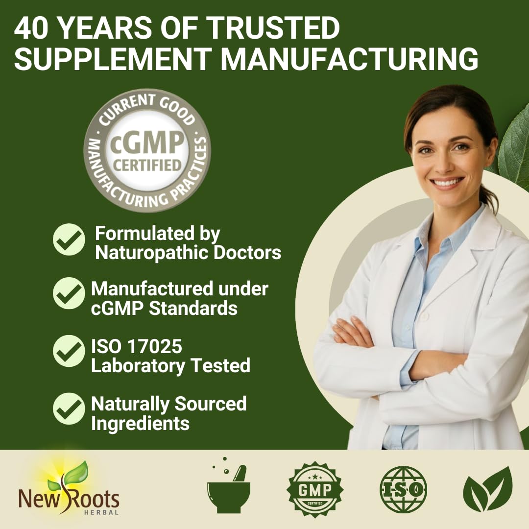 New Roots Herbal para Care 11-in-1 Herbal Formula 30-Day Gut Detox Cleanse Supplement Capsules, 270 Capsules