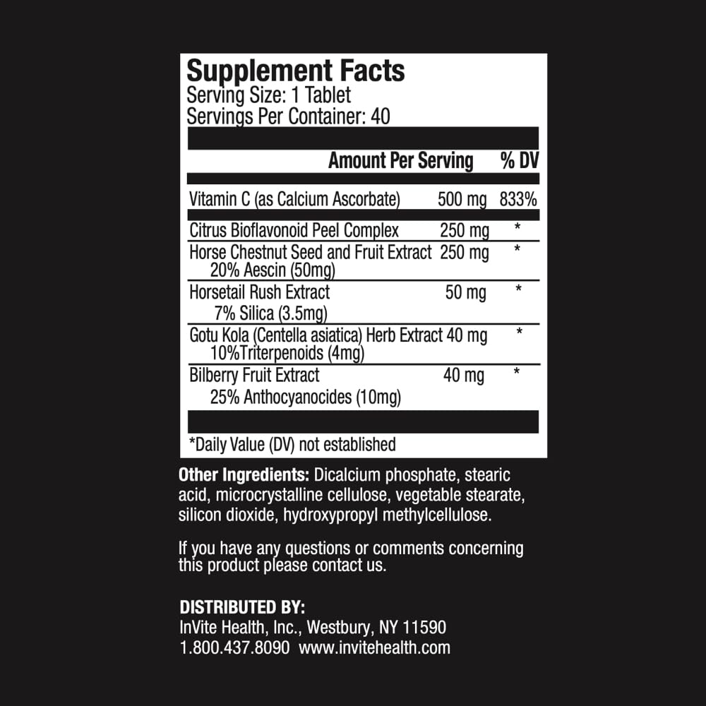 Invite Health Veins Hx Tablets 120