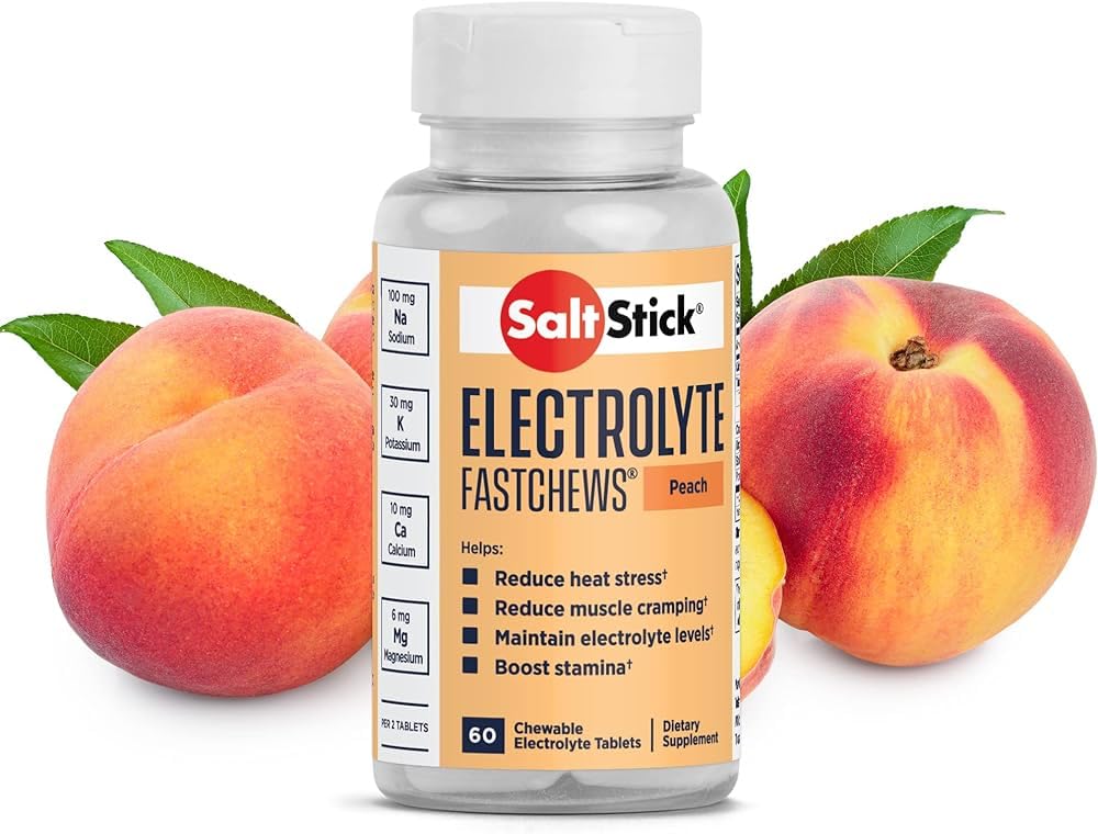SaltStick Fastchews Buffered Electrolyte Salts Tablets, 60 Count