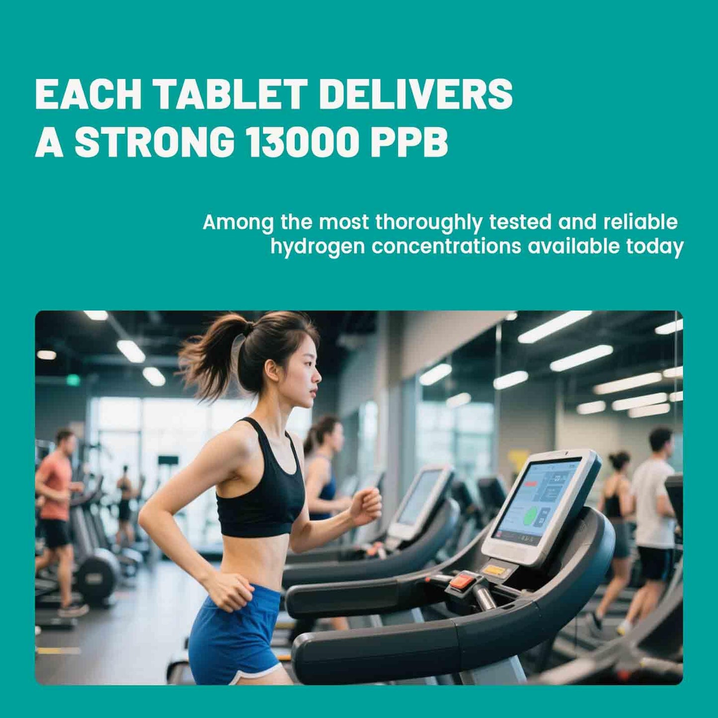 Fuxvao Hydrogen Water Tablets with Magnesium - Molecular Hydrogen Tablet for Drinking Water, Highest Concentration H2 13 PPM, Energy Booster, Enhanced Performance & Recovery, 36 Tablets