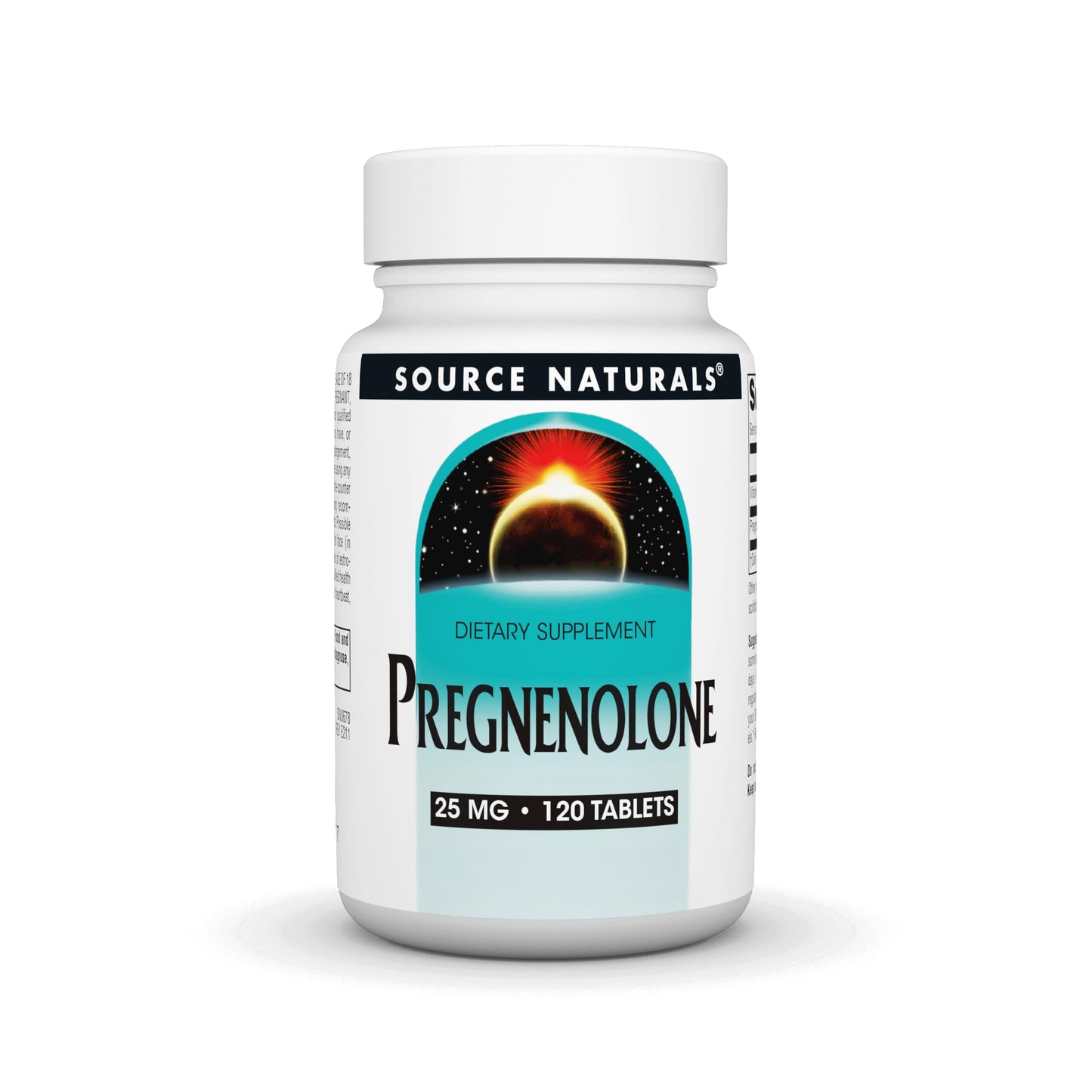 Source Naturals Pregnenolone 25 mg Tablet, 120 Tablets