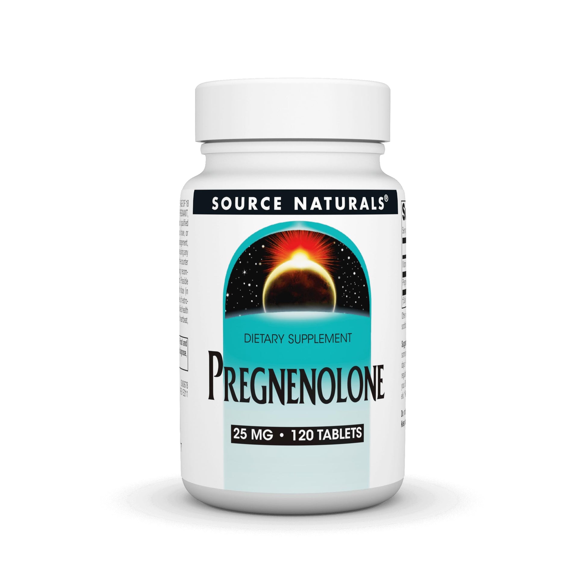 Source Naturals Pregnenolone 25 mg Tablet, 120 Tablets