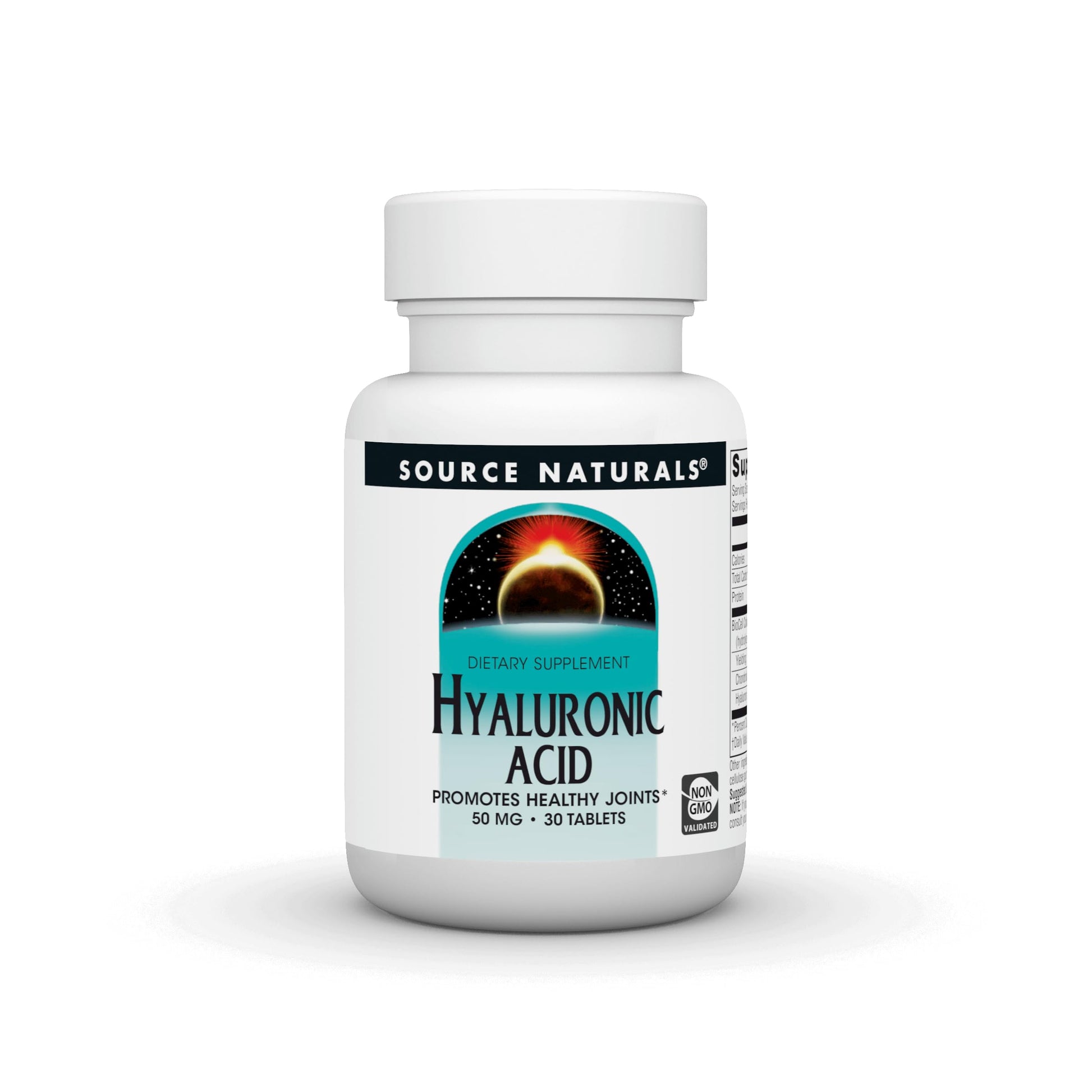 Source Naturals Hyaluronic Acid 50mg Tablet, 30 Tablets