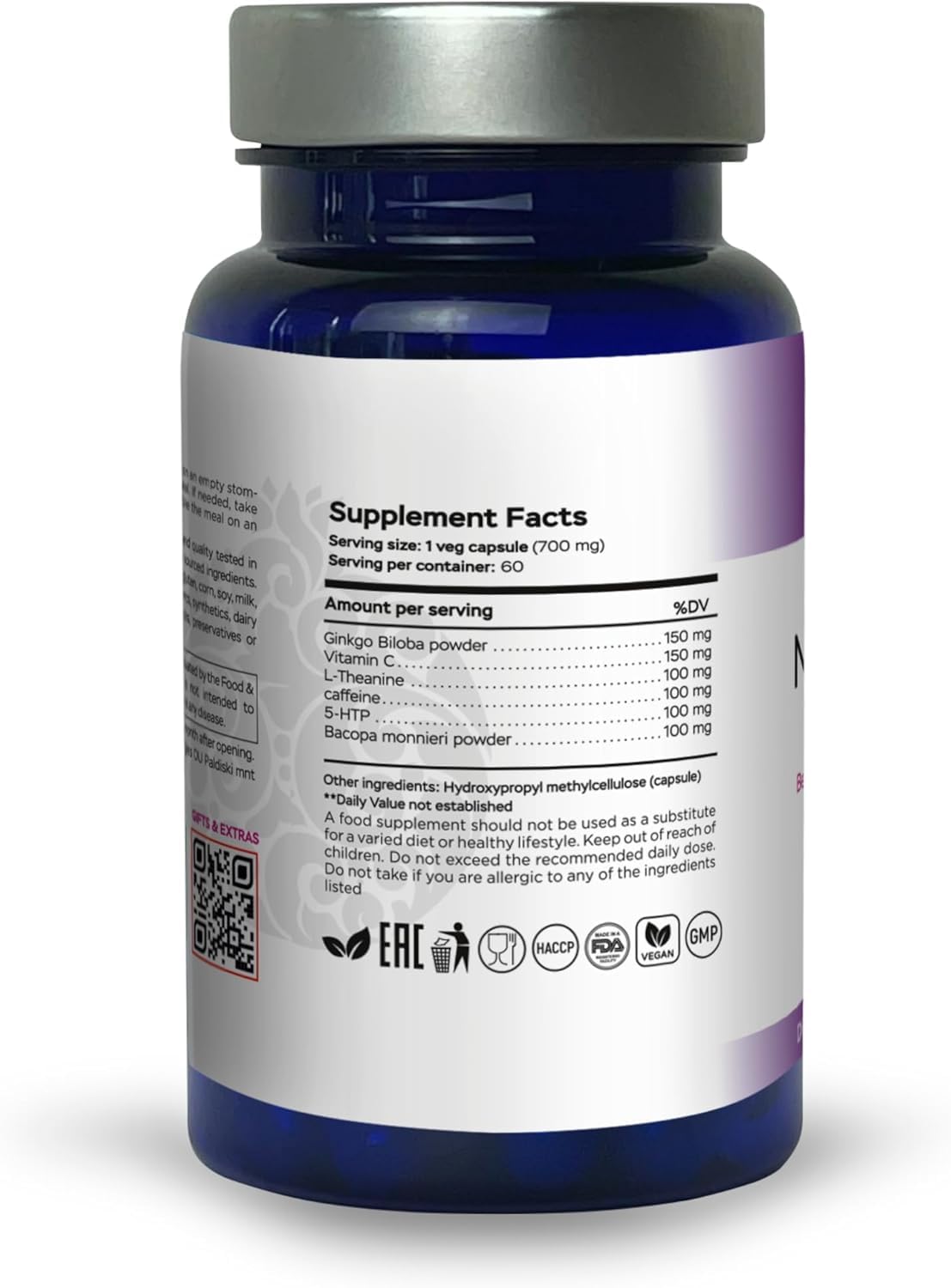 RaDoTech c Brain Supplement 180 Capsules