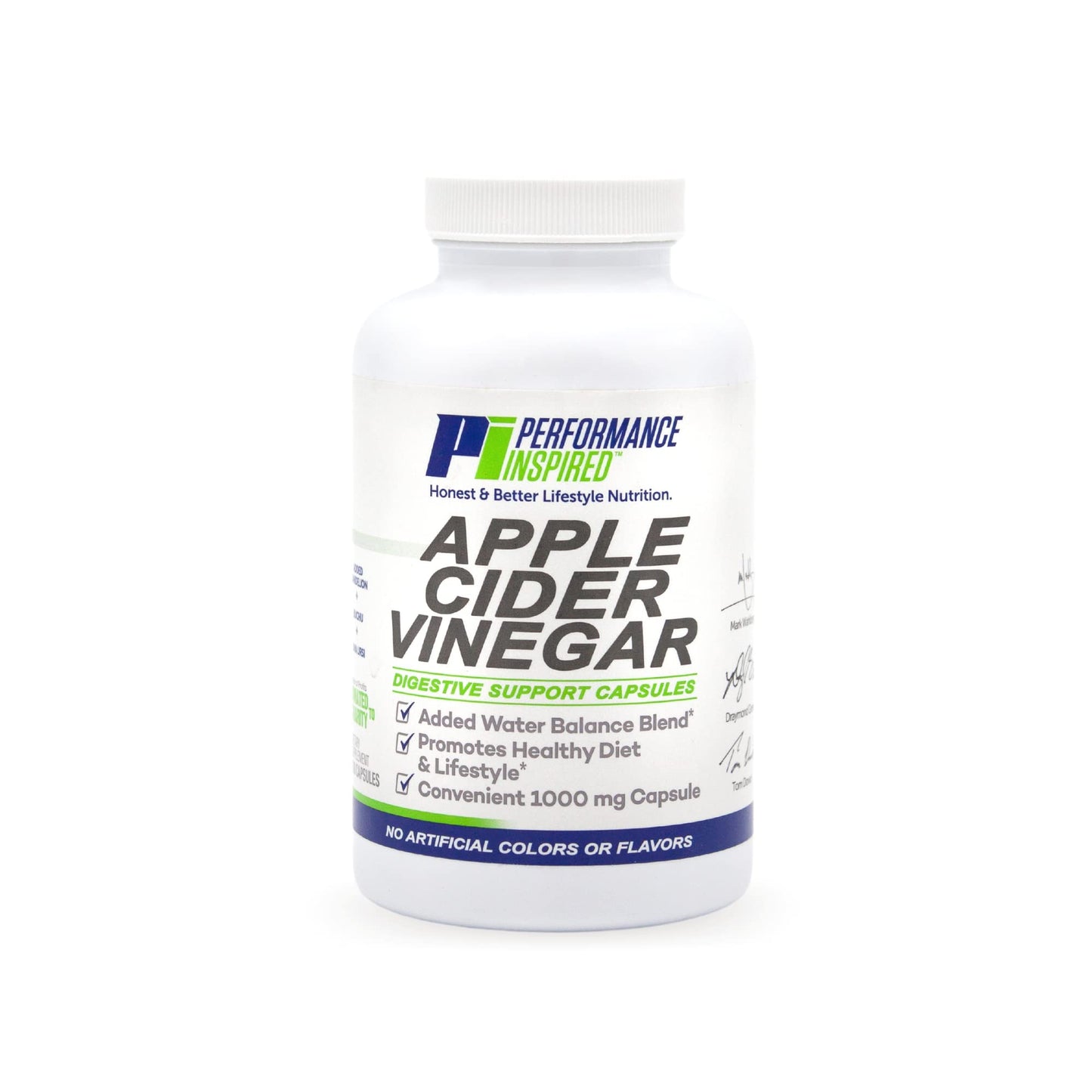Performance Inspired Apple Cider Vinegar Capsules 1000mg, 180 Capsules