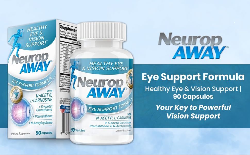 NeuropAWAY Eye Support Supplement Capsules 60 Count