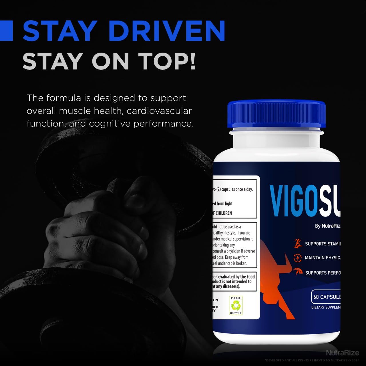 NutraRize VigoSurge Capsules 120 Capsules