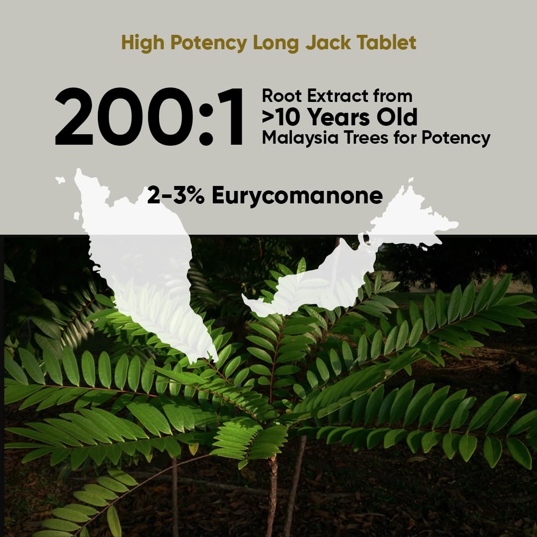 Bionutricia Tongkat Ali Extract 200:1 Chewable Tablets, 30