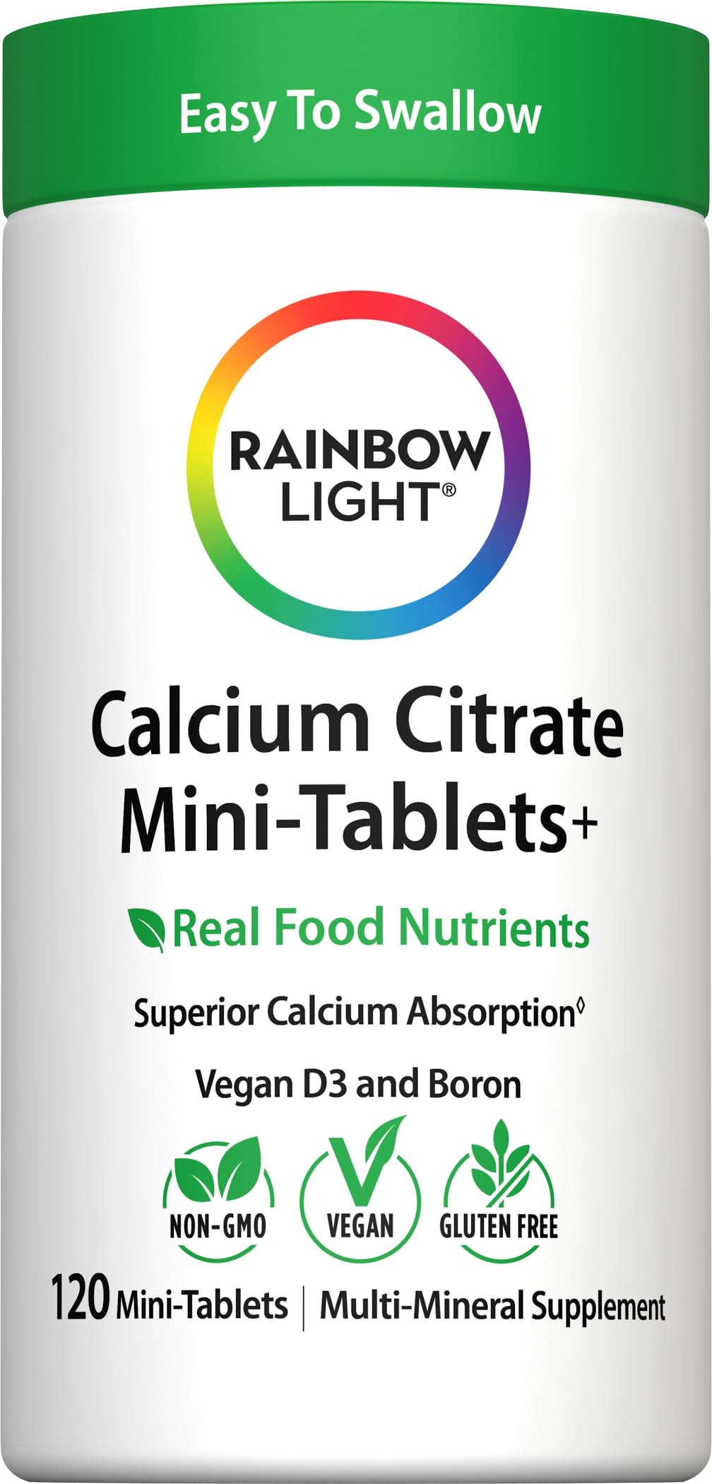 Rainbow Light Calcium Citrate Mini Tablets 120 Count