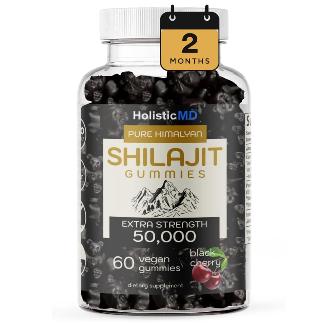 Holistic MD Shilajit Gummies 60 Gummies