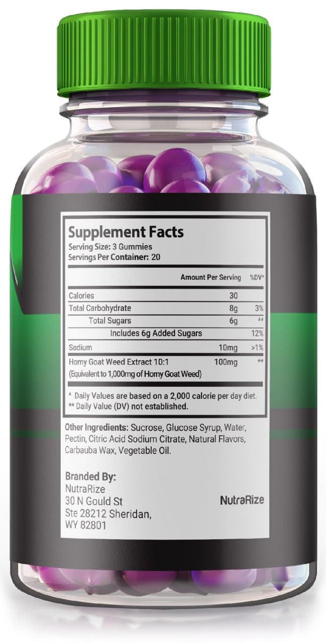 NutraRize Apex Testodrive Gummies 60 Count