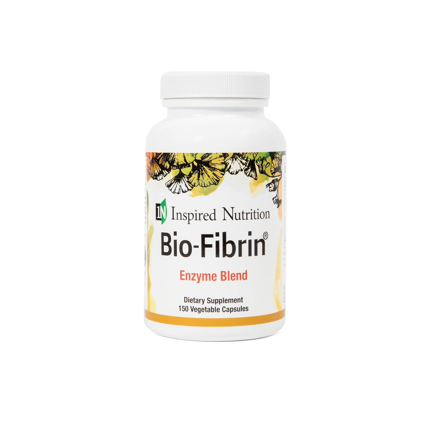 Inspired Nutrition Bio-Fibrin Multi-Enzyme Formula Capsule 150 Count