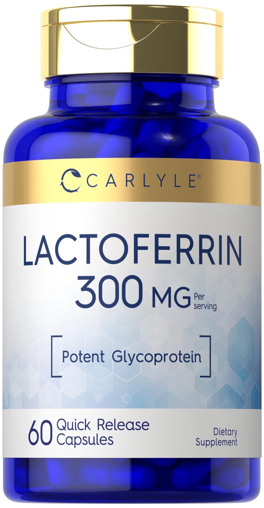 Carlyle Lactoferrin 300mg Capsule, 60 Capsules