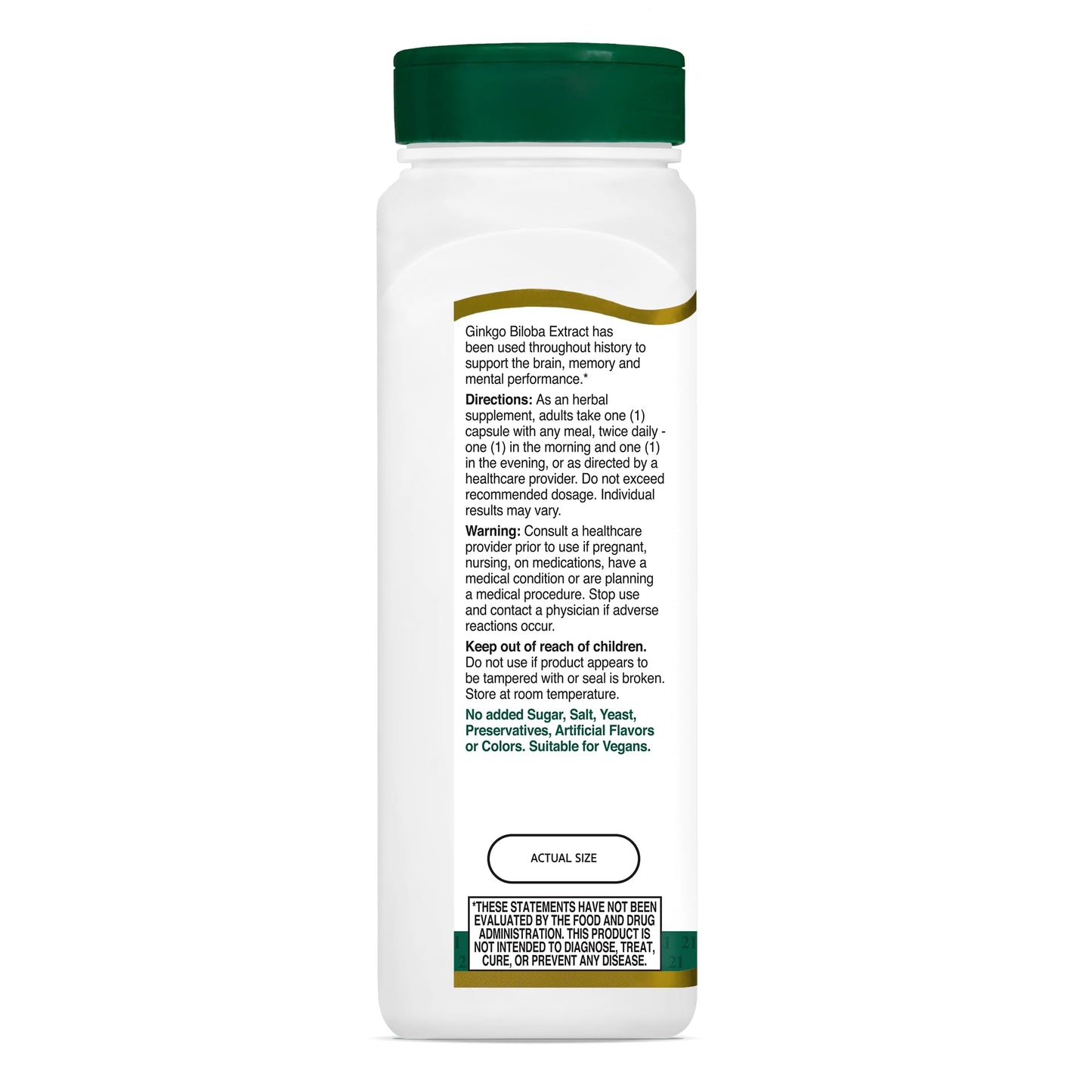 21st Century Ginkgo Biloba Extract Capsule 200