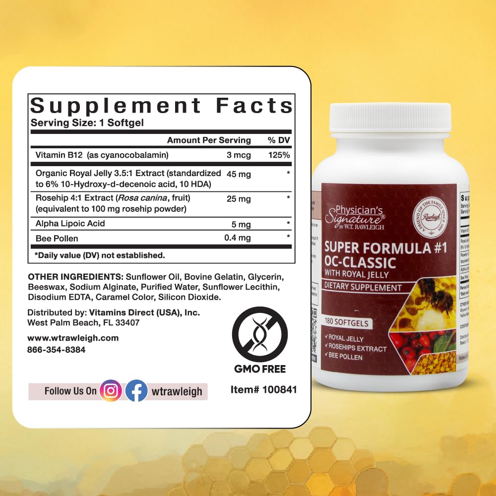 Rawleigh Super Formula No. 1 OC Classic Softgels 180