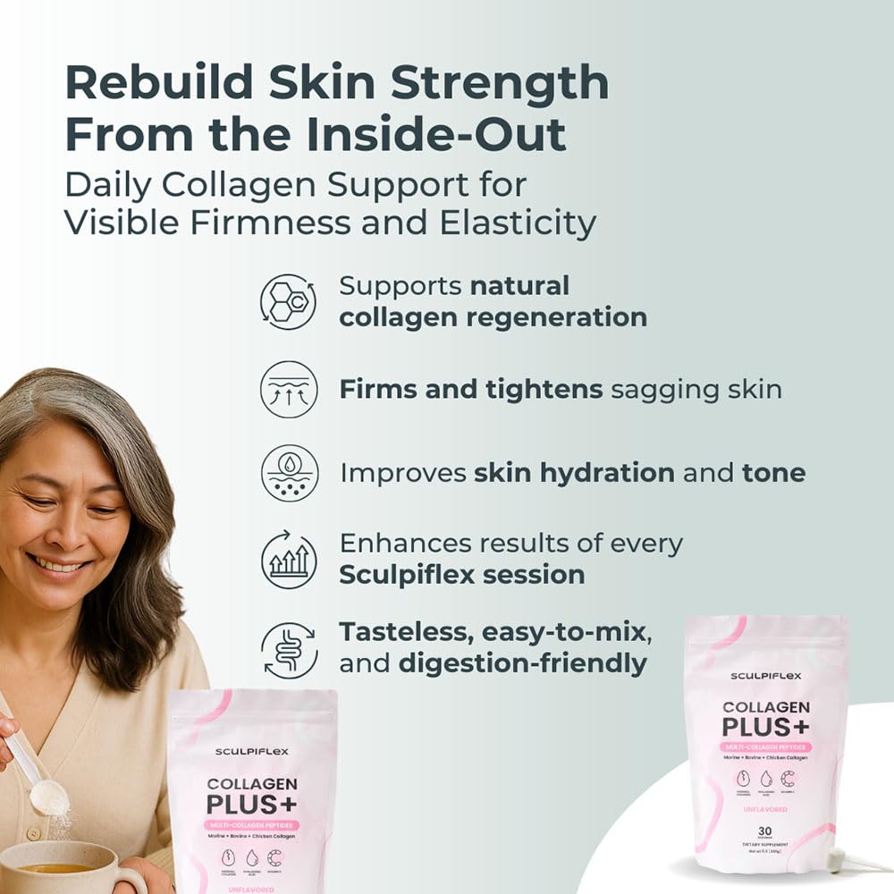 SCULPIFLEX Hydrolyzed Collagen Peptides Powder 11.6