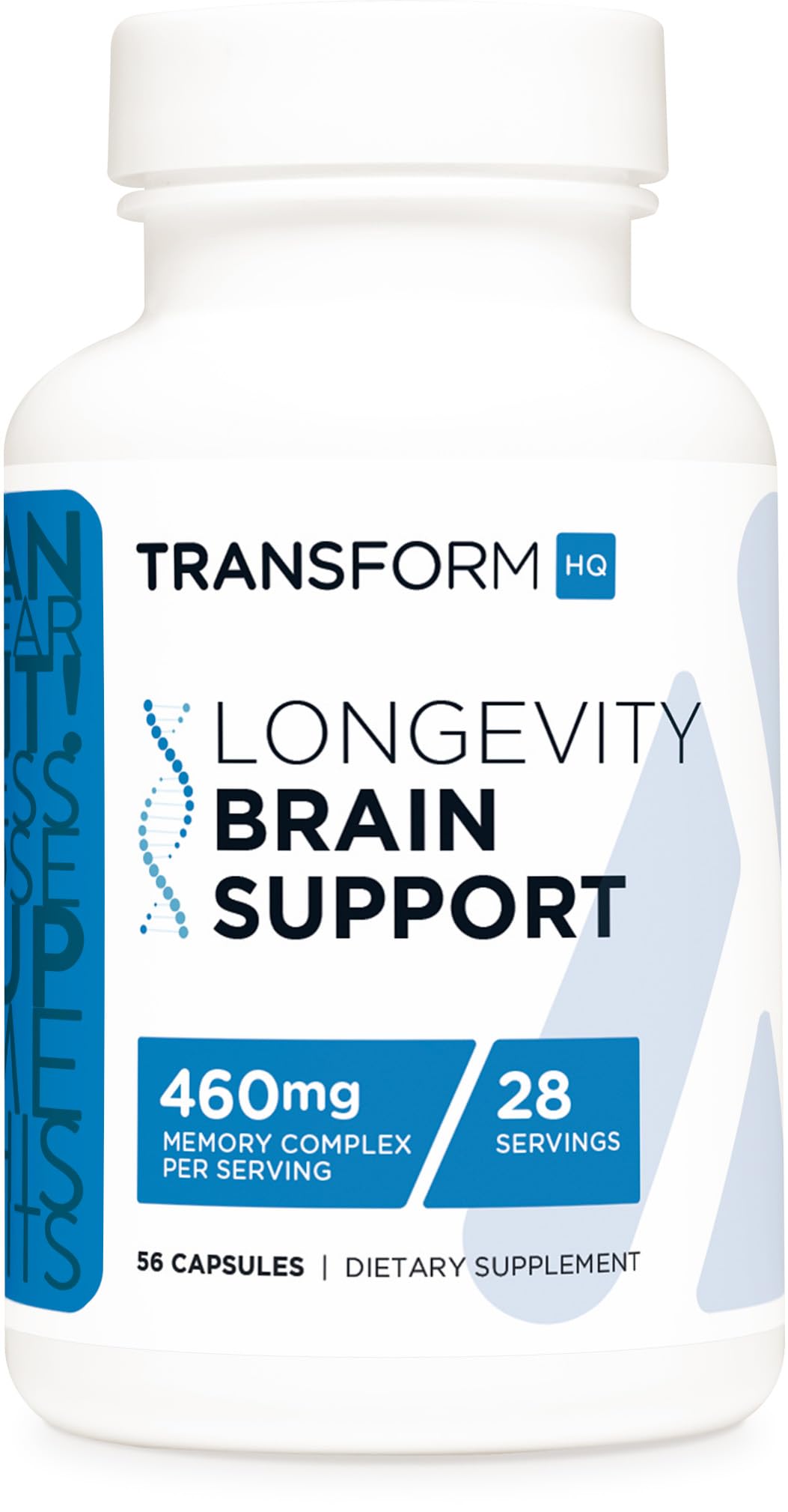 TransformHQ Longevity Brain Support Supplement Capsule, 56 Capsules