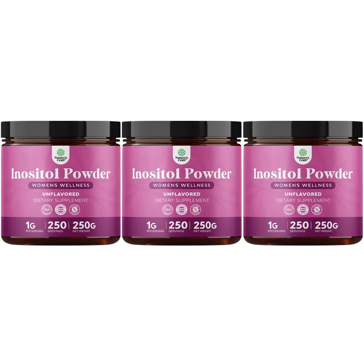 Natures Craft Inositol Powder 48 oz