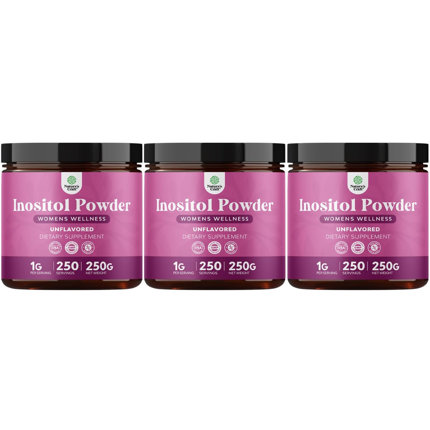 Natures Craft Inositol Powder 48 Ounce