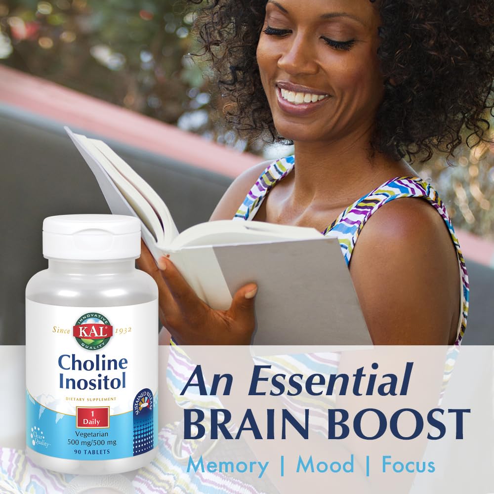 KAL Choline Inositol Tablets 195/500 mg, 90 Tablets