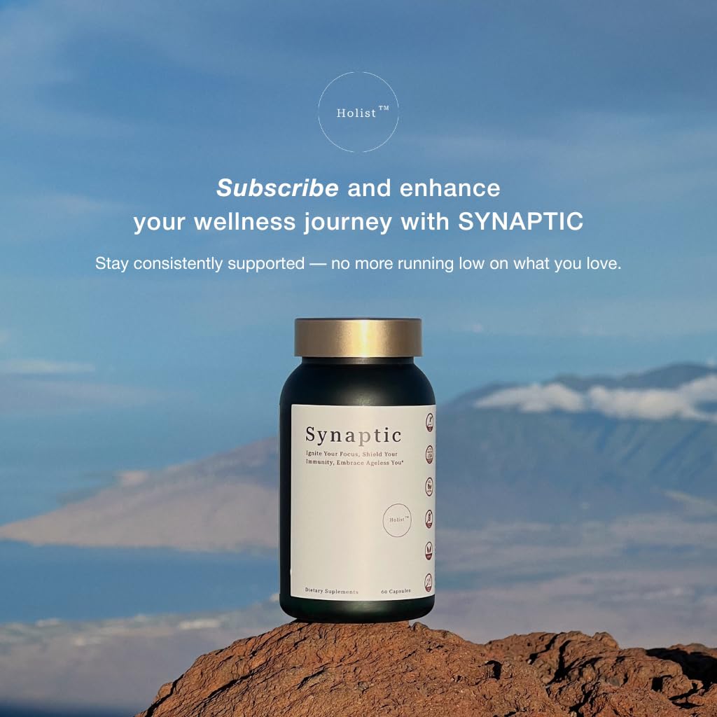 Holist Synaptic Lion’s Mane Mushroom Supplement Capsules, 60 Capsules