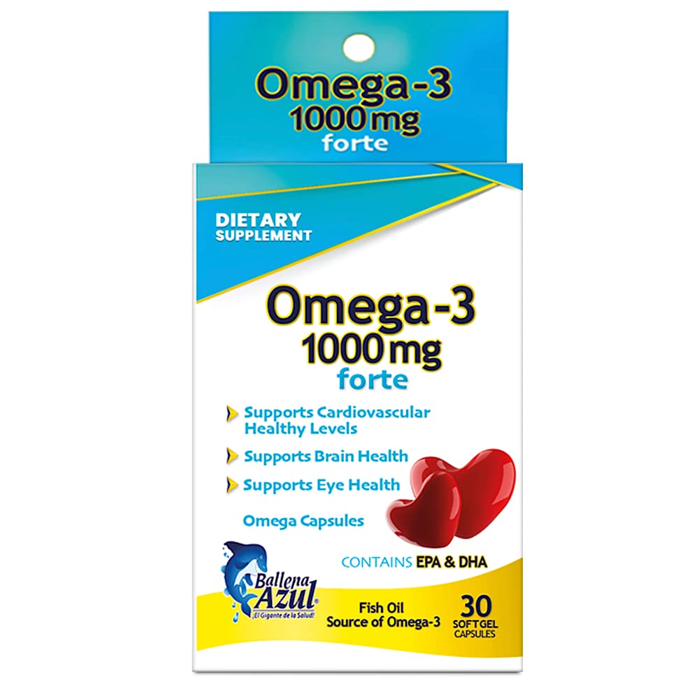 EMULSION BALLENA AZUL Ballena Azul Omega-3 Softgel 30 Count