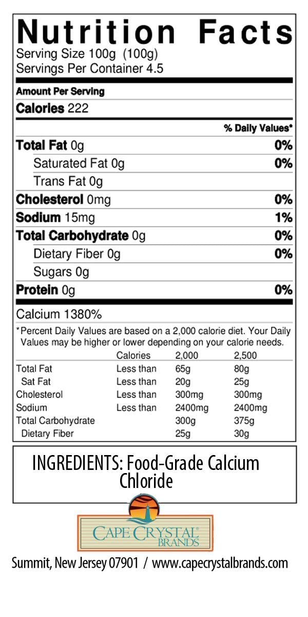 Cape Crystal Sodium Alginate and Calcium Chloride Spherification Value Kit Powder, 4-Ounce