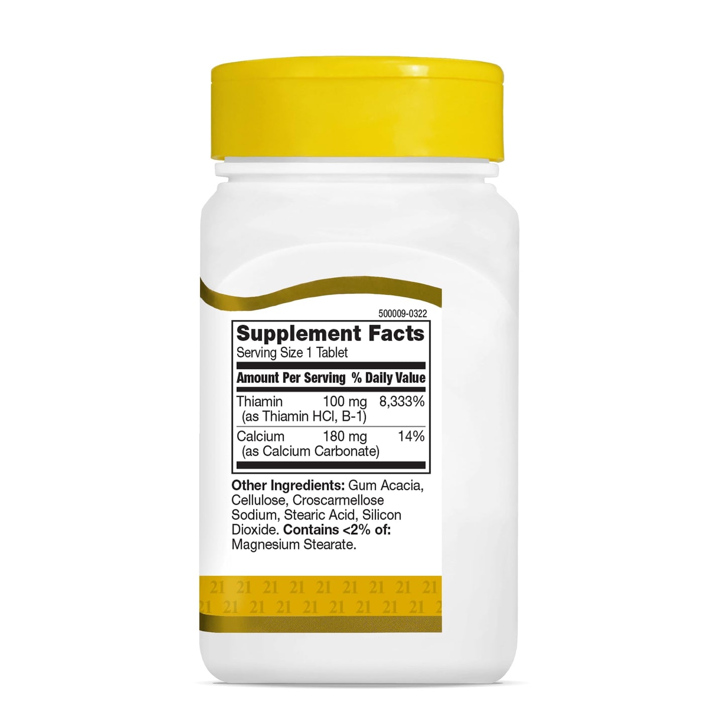 21st Century Vitamin B-1 100 Mg Tablet, 330 Tablets