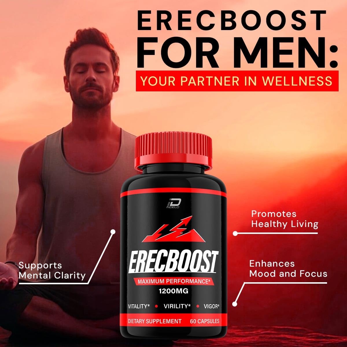 Indelo ErecBoost Capsule 120 Capsules