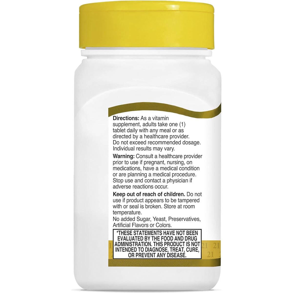 21st Century B-12 500 mcg Tablets, 220 Count