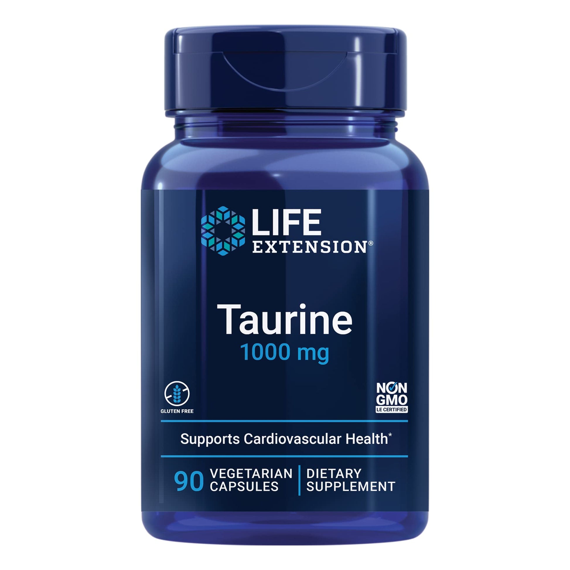 Life Extension Creatine Capsules and Taurine Supplement Bundle, 210 Count