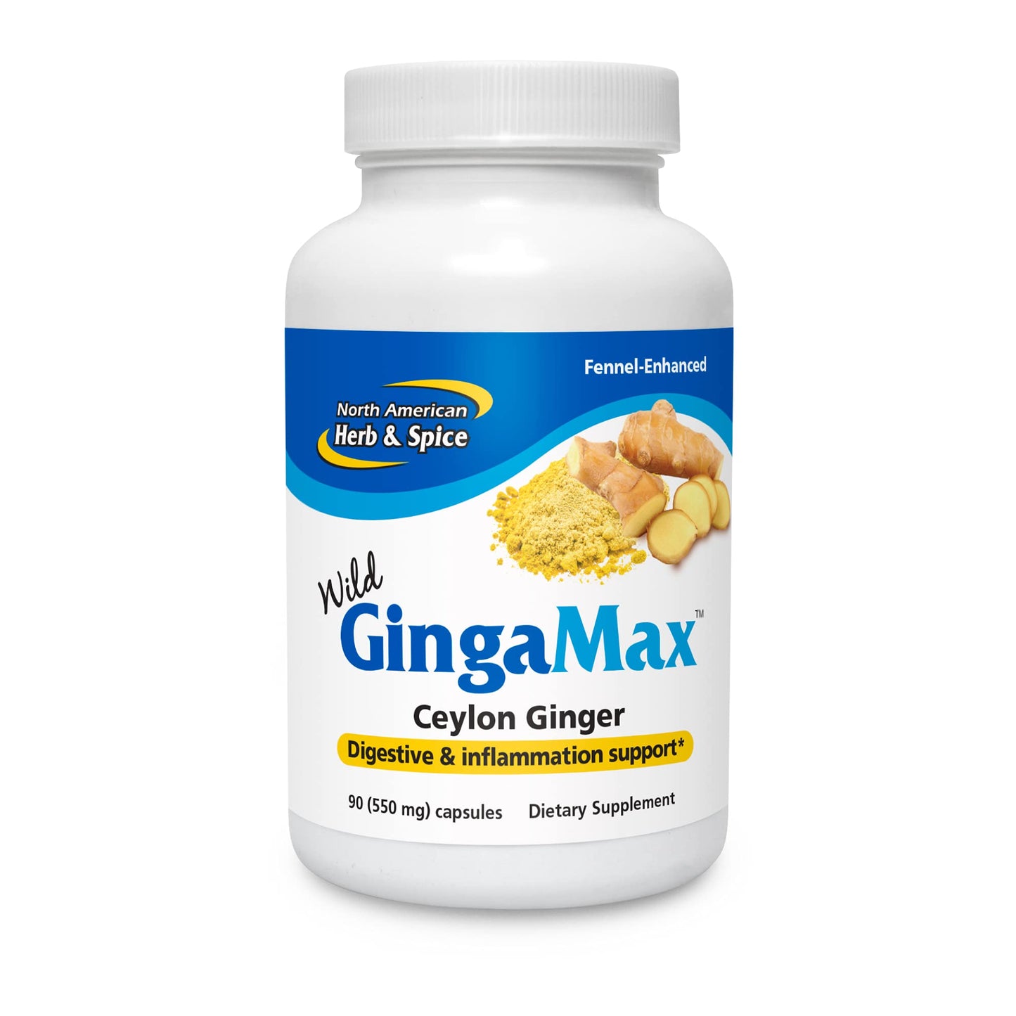 North American Herb & Spice GingaMax Capsules 90
