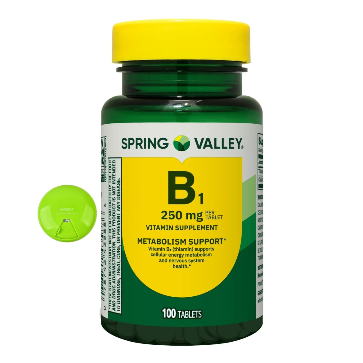 SUREFECT Vitamin B1 (Thiamin) 250 mg Tablet, 100 Tablets