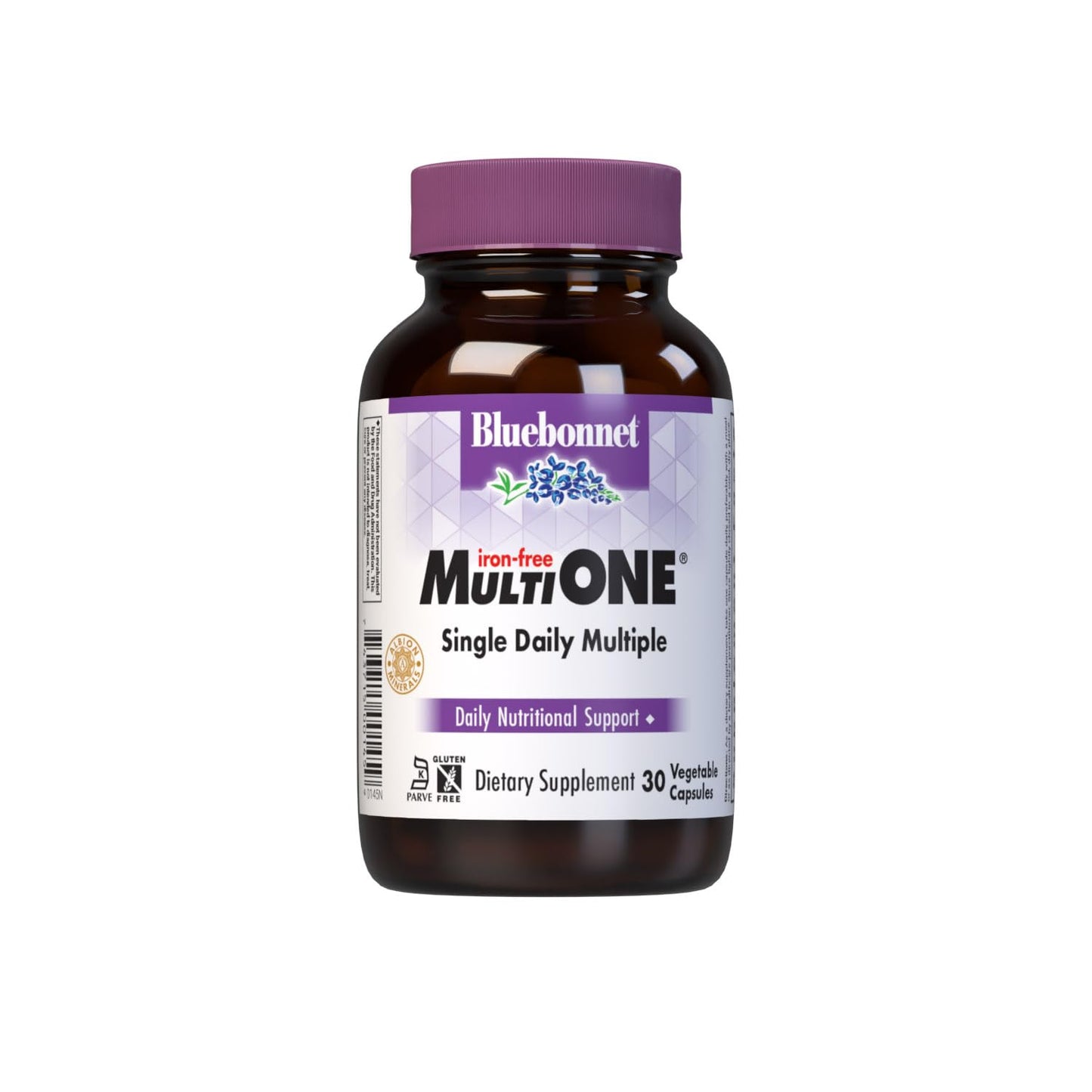 BlueBonnet Multi ONE Iron-Free Daily Nutritional Support 30 Capsules