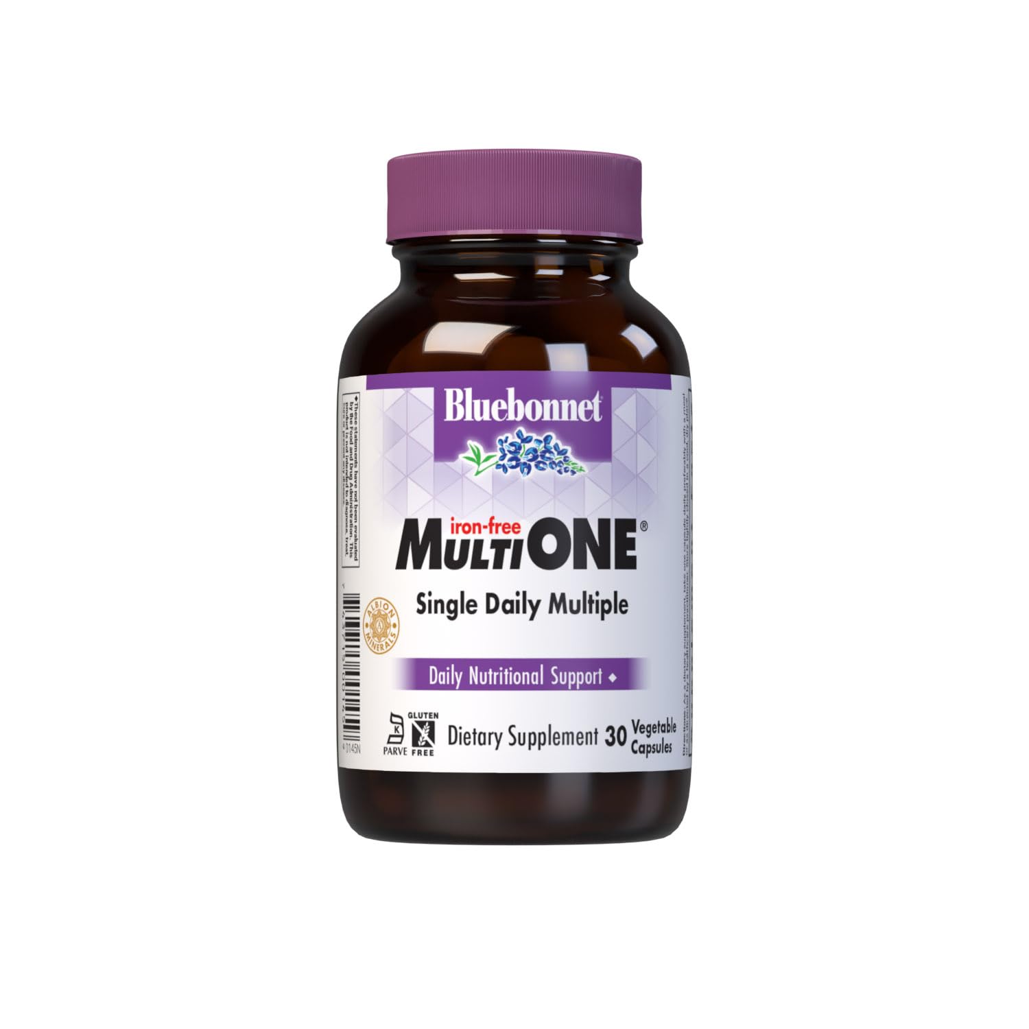 BlueBonnet Multi ONE Iron-Free Daily Nutritional Support 30 Capsules