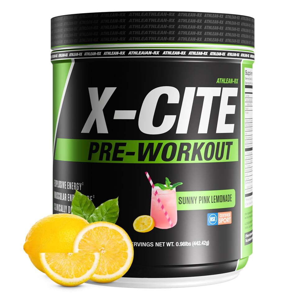 ATHLEAN-RX X-CITE Pre-Workout Powder 18.72 oz