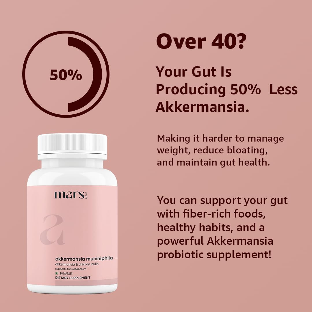 Mars by GHC Akkermansia Muciniphila Capsules, 60 Capsules