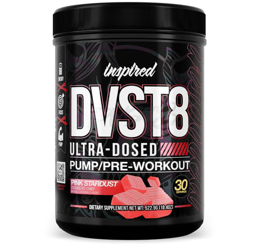 Inspired Nutraceuticals DVST8 25 Preworkout Powder, 18.3 Servings