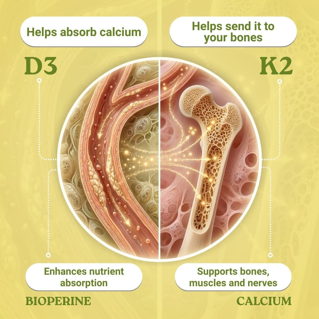 Activa Labs Vitamin D3 & K2 Capsule 60 Count